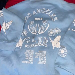 Social club graphic hoodie